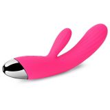 Інтелектуальний вібратор кролик із підігрівом Svakom Angel Plum Red