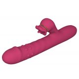 Вібратор - Red Vibrator Rotating And Licking Functions Pink Вібратор - Red Vibrator Rotating And Licking Functions Pink