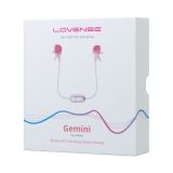 Смарт-вібратор для грудей Lovense Gemini, регулювання стискання соска, можна носити