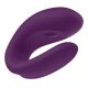 Satisfyer Double Joy Purple - вибратор для пары с управлением через приложение, 9х5.7см, (фиолетовый)
