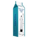 Вібратор пластиковий Retro Ultra Slimline Silver, 17х2, 5 см