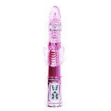 Вібратор - Throbbing Butterfly Rotating Vibrator Pink, 29 см