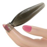 Анальная пробка Bottoms Up® Finger Rammers, средняя 10,16х2,54 см (белый)