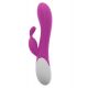 Вибратор-кролик S Pleasures Premium Corabi Rabbit, розовый, ушки для клитора, 16 режимов, нагрев