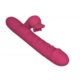 Вібратор - Red Vibrator Rotating And Licking Functions Pink Вібратор - Red Vibrator Rotating And Licking Functions Pink