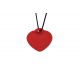 Мини-вибратор «Сердечко» FairyGasm PleasureStone red, 9 режимов, на шнурке