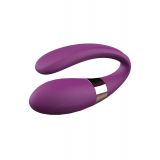 Вібратор для пар - V-Vibe Purple, USB, 7 Function, Remote Control