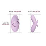 Смарт-вібратор для клітора Svakom Echo 2 Pink Lilac, підігрів до 38 °C, знімна насадка на палець