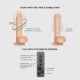 Фалоімітатор з вібрацією та ротацією Strap-On-Me Rotating & Vibrating Realistic Dildo – L – Vanilla