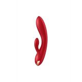 Смарт вібратор кролик із подвійним відростком Satisfyer Double Flex Red