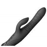Пульсатор-кролик з вібрацією Zalo Mose 2 Obsidian Black