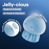 Вакуумний кліторальний стимулятор Satisfyer Jelly-cious Blue