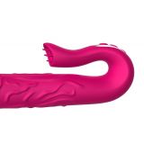 Вібратор - Realistic Tongue Stimulating Dildo Vibrator
