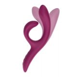 We-Vibe Nova 2 - Универсальный вибратор-кролик со смарт-управлением и гнущимся вагинальным стимулятором, 21.7х3.9 см, (фиолетовый)