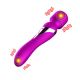 Вібромасажер - Silicone Dual Massager, USB, 7+7 Function, Purple