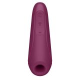 Вакуумний кліторальний стимулятор Satisfyer Curvy 1+ Rose Red з керуванням через інтернет