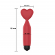 Міні-вібратор - Erospace Sweet Play Mini Heart Vibrator A14