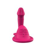 Вібромасажер - APP Remote Control Thrusting Vibrator Sync Wave Pink