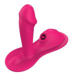 Вібромасажер - APP Remote Control Thrusting Vibrator Sync Wave Pink