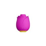 Шикарный вакуумный клиторальный стимулятор Romp Rose Pink, в виде розы