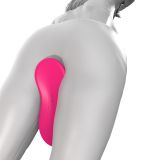 Вібромасажер - APP Remote Control Thrusting Vibrator Sync Wave Pink