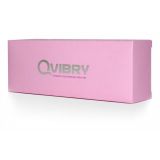 Мініатюрний вібратор Qvibry Mini Vibe Pink, 12х2 см
