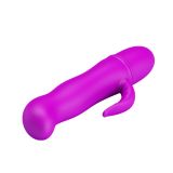 Комп'ютерний вібратор - 10 Function vibration, bullet by 1 AAA, with silicone sleeve