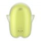 Вакуумный клиторальный стимулятор с вибрацией Satisfyer Glowing Ghost Yellow, светится в темноте