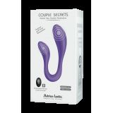 Вібратор для пар Adrien Lastic Couple Secrets II з пультом LRS, два мотори, універсальний