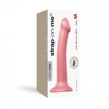 Насадка для страпону Strap-On-Me Mono Density Dildo Rose M (м'ята упаковка!!!)