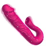 Вібратор - Realistic Tongue Stimulating Dildo Vibrator
