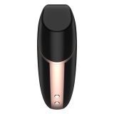 Вакуумний кліторальний стимулятор Satisfyer Love Triangle Black з керуванням через інтернет