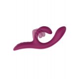 We-Vibe Nova 2 - Универсальный вибратор-кролик со смарт-управлением и гнущимся вагинальным стимулятором, 21.7х3.9 см, (фиолетовый)