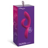 We-Vibe Nova 2 - Универсальный вибратор-кролик со смарт-управлением и гнущимся вагинальным стимулятором, 21.7х3.9 см, (фиолетовый)