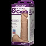 Фаллоимитатор Doc Johnson Vac-U-Lock - 8 Inch ULTRASKYN Cock White (мятая упаковка!!!)
