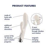 Вибратор-кролик с ротацией Satisfyer Spinning Rabbit 1 Beige, 3 мотора