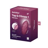 Кліторальний стимулятор - Satisfyer Tap & Climax 1 Red