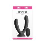 Подвійний ділдо з вібрацією NS Novelties INYA - Duet - Black