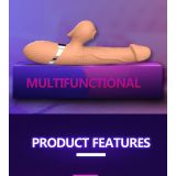 Вібратор - Basia Thtusting Vibrator 2in1