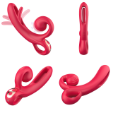 Вібратор - Erospace Sweet Play Tongue Flipping Vibrator A4