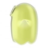 Вакуумный клиторальный стимулятор с вибрацией Satisfyer Glowing Ghost Yellow, светится в темноте