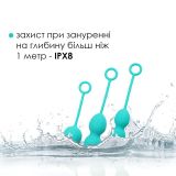 Набор вагинальных шариков со смещенным центром тяжести Svakom Nova Green (мятая упаковка)