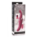 Shegasm Intense 2 in 1 Clit Stimulator - жіночий стимулятор з вакуумом, 19.7х4.4 см