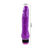Реалістичний вібратор - Jelly Classic Vibe Purple 23 cm