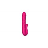 Вібратор - Realistic Tongue Stimulating Dildo Vibrator