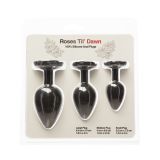 Набор силиконовых анальных пробок BMS Roses Til’ Dawn Silicone Anal Plug Kit (повреждена упаковка!!!)