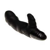 Вибратор рельефный Adrien Lastic Typhoon Black со стимуляцией точки G, два мотора