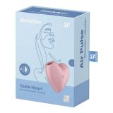 Вакуумний стимулятор - Satisfyer Cutie Heart Light Red