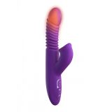 Fantasy For Her Ultimate Thrusting Clit Stimulate - Her - вібратор кролик з підігріванням, обертанням, точками і вібрацією, 12,7х3, 4 см