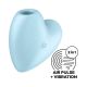 Вакуумний стимулятор - Satisfyer Cutie Heart Blue